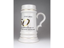 OMBKE porcelán bányász söröskorsó 19.5 cm