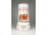 Tűzoltó porcelán söröskorsó 21 cm