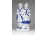 Régi porcelán figura pár 14.5 cm