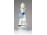 Régi porcelán nő figura 15.5 cm