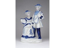 Régi porcelán figura pár 15.5 cm