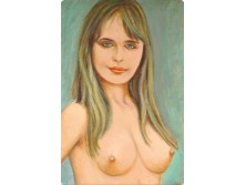 Gracza Ferenc : Női akt 1970