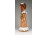 Jelzett copfos lány kerámia figura 27.5 cm