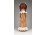 Jelzett copfos lány kerámia figura 27.5 cm