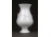 Régi jelzett fehér kisméretű porcelán váza 10 cm