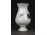 Régi jelzett fehér kisméretű porcelán váza 10 cm