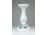 Régi hibátlan állapotú fehér virágdíszes porcelán gyertyatartó 14 cm