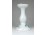 Régi hibátlan állapotú fehér virágdíszes porcelán gyertyatartó 14 cm