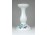 Régi hibátlan állapotú fehér virágdíszes porcelán gyertyatartó 14 cm