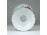 Régi hibátlan állapotú fehér virágdíszes porcelán gyertyatartó 14 cm