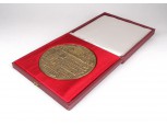 Magyar katonai bronz emlékplakett díszdobozában SZÉKESFEHÉRVÁR 1961-1971
