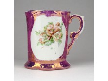 Antik irizáló felületű porcelán bögre