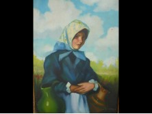 Parobek Alajos : Fiatal lány korsóval 1930