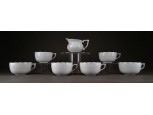 Hófehér mosogatógépben is mosható Herendi porcelán kávéskészlet