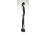 Egzotikus keményfa férfi bottal fafaragás 41.5 cm