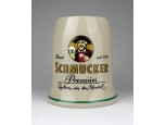 Jelzett német Schmucker porcelán söröskorsó 12.5 cm
