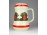 Hollóházi kalocsai mintás porcelán söröskorsó 15 cm