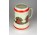 Hollóházi kalocsai mintás porcelán söröskorsó 15 cm