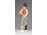 Régi porcelán favágó figura 16 cm
