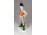 Régi porcelán favágó figura 16 cm