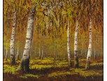 Mónus Sándor : Nyárfaerdő