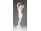 Régi Aquincum porcelán női akt 26 cm