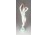 Régi Aquincum porcelán női akt 26 cm