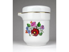 Hibátlan Kalocsai porcelán kiöntő 11 cm