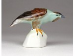 Régi Aquincum porcelán madár figura