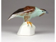 Régi Aquincum porcelán madár figura