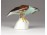 Régi Aquincum porcelán madár figura