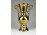 Vastagon aranyozott porcelán váza 18 cm