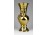 Vastagon aranyozott porcelán váza 18 cm