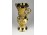 Vastagon aranyozott porcelán váza 18 cm