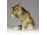 Régi síró porcelán medve figura 11.5 cm