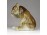 Régi síró porcelán medve figura 11.5 cm