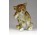 Régi síró porcelán medve figura 11.5 cm