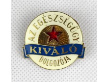 Az egészségügy kiváló dolgozója kitüntetés díszdobozban