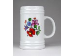 Kalocsai mintás kisméretű porcelán korsó 9.5 cm