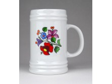 Kalocsai mintás kisméretű porcelán korsó 9.5 cm