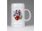 Kalocsai mintás kisméretű porcelán korsó 9.5 cm