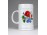 Kalocsai mintás kisméretű porcelán korsó 9.5 cm