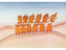 Jean Michel Folon : "Ville deserte" 1971