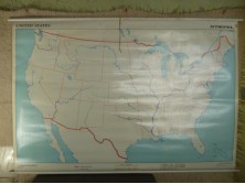 Nagyméretű USA domborzati térkép
