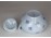 Régi Zsolnay virágmintás porcelán cukortartó bonbonier