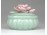 Antik zöld nápolyi porcelán bonbonier