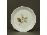 Régi Budapest Aquincum jelzett porcelán mini dísztányér 5.5 cm