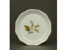 Régi Budapest Aquincum jelzett porcelán mini dísztányér 5.5 cm