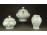 Régi virágmintás jelzett Bavaria porcelán kávés teás készlet