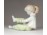 Jelzett Aquincumi porcelán kislány figura